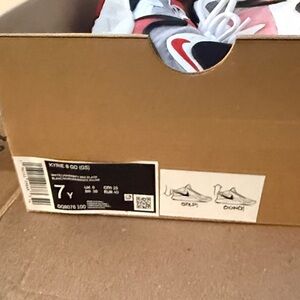 Nike Kids Kyrie 6 Sneakers - Red, White, Black